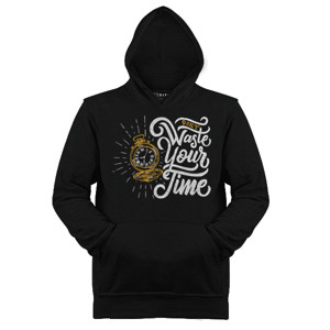 Jaket Hoodie Motivasi - Dont Waste Your Time
