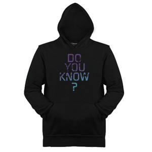 Jaket Hoodie Tipografi Do You Know