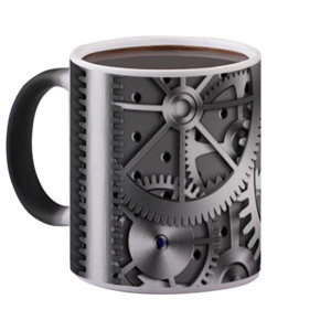Mug Bunglon Mesin
