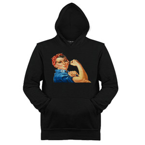 Jaket Hoodie kaos rosie the riveter