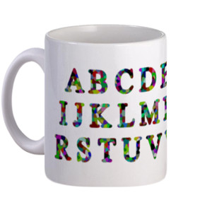Mug Mug Alphabet