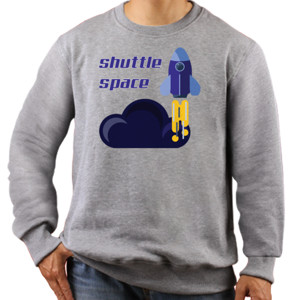 Jaket Sweater Shuttle Space