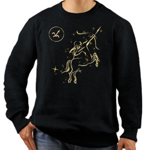 Jaket Sweater Zodiak - Sagitarius Gold