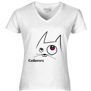 Kaos Distro pecinta kucing lucu