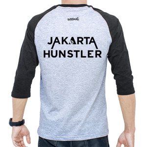 Kaos Raglan JAKARTA HUNSTLER