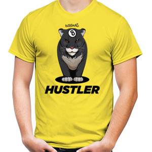 Kaos Hustler 8ball Black Panther | billiArt | Shirt