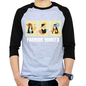 Kaos Raglan Fashion wanita