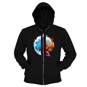 Hoodie Zipper Surf