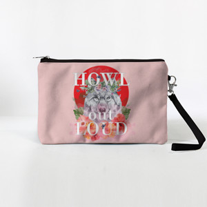 Dompet Howl Out Loud, Wolf on red moon