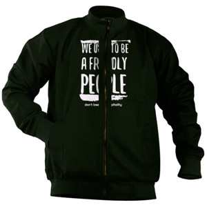 Jaket Bomber We Used to be a Friendly People