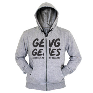 Hoodie Zipper kaos gemes motif 2