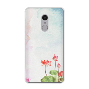 Lukisan Tema Bunga Merah Casing HP