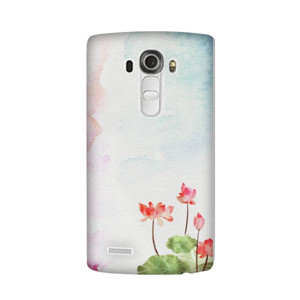 Lukisan Tema Bunga Merah Casing HP