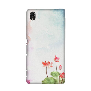 Lukisan Tema Bunga Merah Casing HP