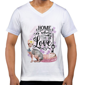 Kaos  Home is Where the Love is, kucing