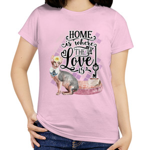 Kaos Home is Where the Love is, kucing
