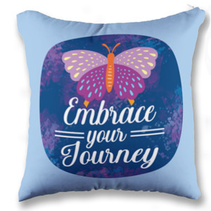 Bantal Embrace your Journey (2 sisi 2 warna)