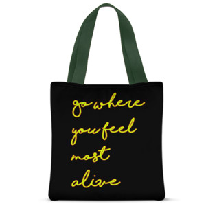 Tas Tote Fullprint Most alive fullprint bag
