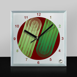 Jam Meja Kertas Line Art (Line Art Paper)