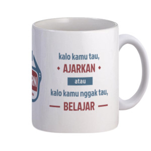 Mug Gelas Kacamata Pendidikan