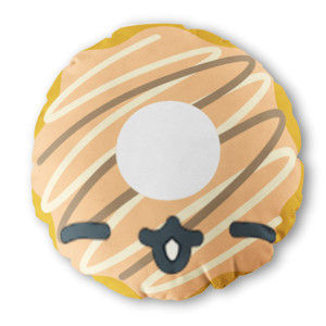 Bantal Bulat donat krim