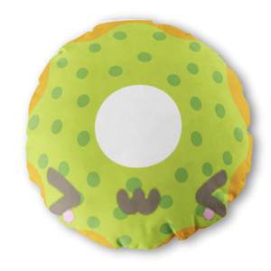 Bantal Bulat Donat green tea