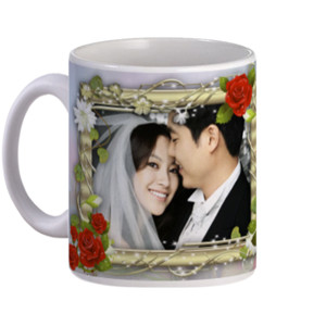 Mug Romantic Red Rose