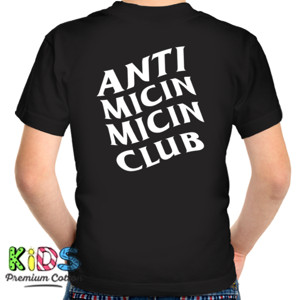 Kaos Anti Micin - White Font