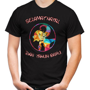 Kaos Wayang Natal dan tahun baru