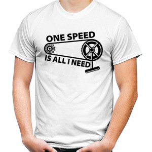 Kaos Kaos Bike Sepeda One Speed Is All I Need