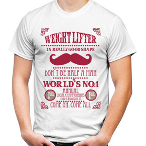 Kaos Kaos Angkat Besi - Weight Lifter 2 (SB8Y8)