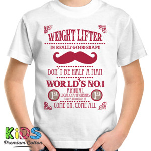 Kaos Kaos Angkat Besi - Weight Lifter 2 (SB8Y8)