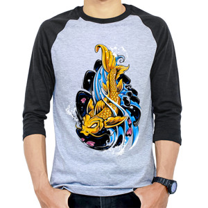 Kaos Raglan Memancing