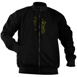 Jaket Bomber Naga Emas