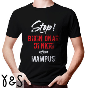 Kaos STOP BIKIN ONAR