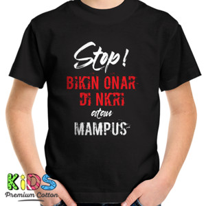 Kaos STOP BIKIN ONAR