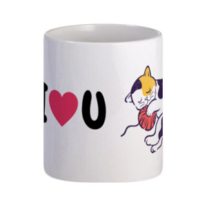 Mug Kucing I Love You