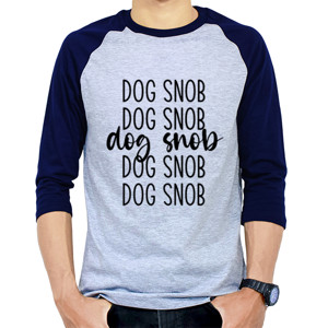 Kaos Raglan a Dog Snob - 2