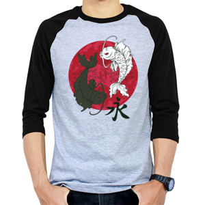 Kaos Raglan DISTRO Collection G_BLACK FOREVER
