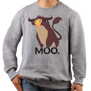 Jaket Sweater Cow