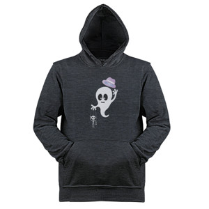 Jaket Hoodie White Ghost