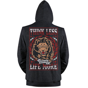 Jaket Hoodie THINK LESS LIFE MORE