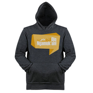 Jaket Hoodie Ojo Ngamukan Warna Gelap