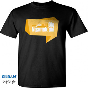 Kaos Ojo Ngamukan Warna Gelap