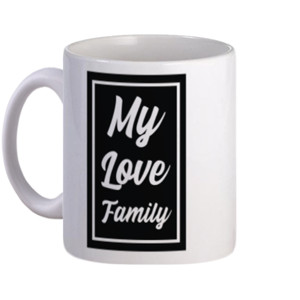 Mug Gelas My Love Family