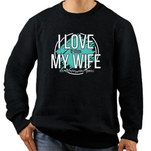 Jaket Sweater Kaos I Love My Wife Gamer