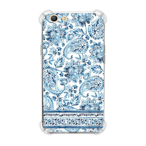 Casing HP Blue Batik Pattern