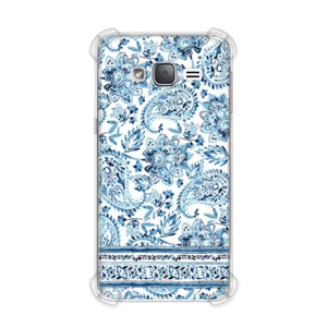 Blue Batik Pattern Casing HP