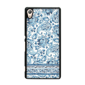 Blue Batik Pattern Casing HP