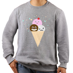 Jaket Sweater The Love for Ice Cream shirt